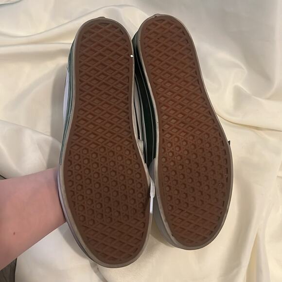 Vans Old Skool Stackform Sneakers in white with green sports stripes size 10 - Picture 8 of 8